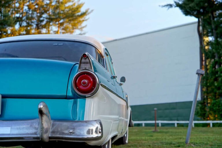 car at drive-in event